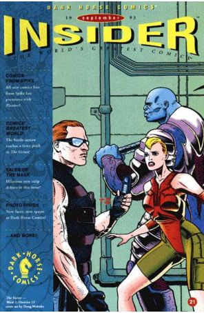 Dark Horse Insider (Vol. 2) 21 published by Dark Horse with cover art by Doug Mahnke