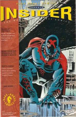 Dark Horse Insider (Vol. 2) 25 published by Dark Horse with cover art by Rick Leonardi