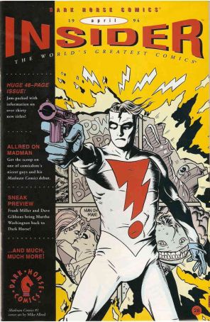 Dark Horse Insider (Vol. 2) 28 published by Dark Horse with cover art by Mike Allred