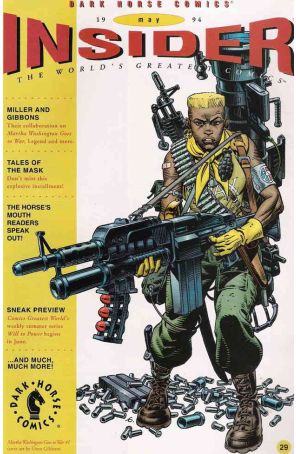 Dark Horse Insider (Vol. 2) 29 published by Dark Horse with cover art by Dave Gibbons