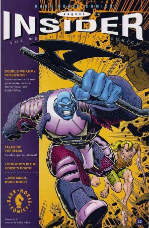 Dark Horse Insider (Vol. 2) 32 published by Dark Horse with cover art by Arthur Adams