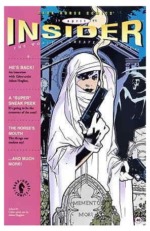 Dark Horse Insider (Vol. 2) 40 published by Dark Horse with cover art by Adam Hughes