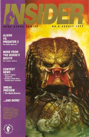 Dark Horse Insider (Vol. 2) 8 published by Dark Horse with cover art by Dave Dorman