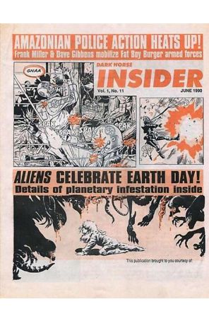 Dark Horse Insider 11 published by Dark Horse with cover art by Sam Kieth