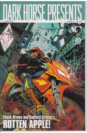 Dark Horse Presents (2nd Series) 2A published by Dark Horse with cover art by Sanford Greene
