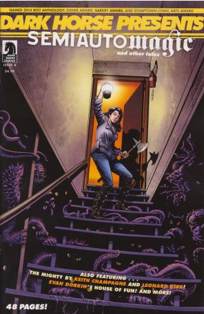 Dark Horse Presents (Vol. 3) 4 published by Dark Horse with cover art by Brendan Mccarthy
