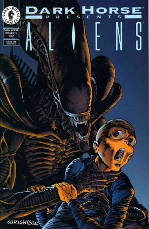 Dark Horse Presents 102 published by Dark Horse with cover art by Bernie Wrightson