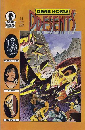 Dark Horse Presents 11 published by Dark Horse with cover art by Mark Badger