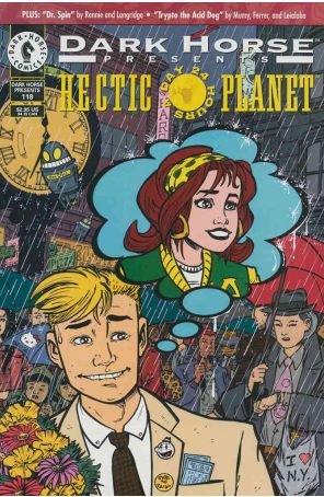 Dark Horse Presents 118 published by Dark Horse with cover art by Evan Dorkin and Arthur Adams