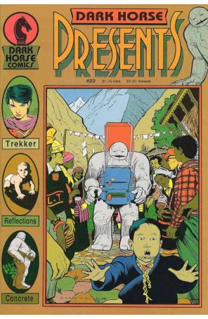 Dark Horse Presents 22 published by Dark Horse with cover art by Paul Chadwick