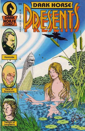 Dark Horse Presents 26 published by Dark Horse with cover art by Gary Davis