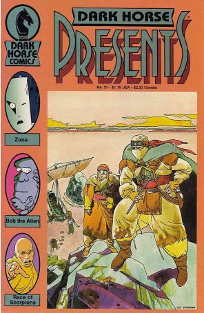 Dark Horse Presents 31 published by Dark Horse with cover art by Leopoldo Durañona