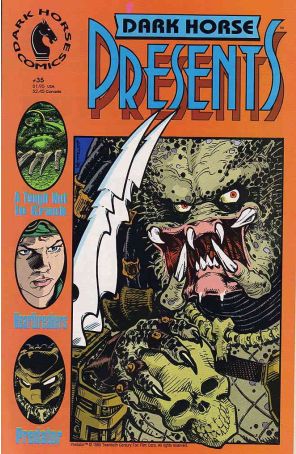 Dark Horse Presents 35 published by Dark Horse with cover art by Chris Warner