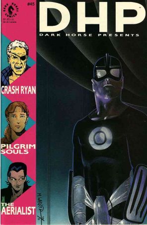 Dark Horse Presents 45 published by Dark Horse with cover art by Matt Wagner