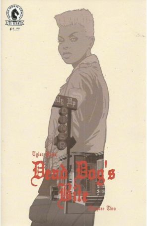 Dead Dog's Bite 2A published by Dark Horse with cover art by Tyler Boss