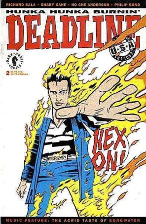 Deadline USA (2nd Series) 2 published by Dark Horse with cover art by Shaky Kane