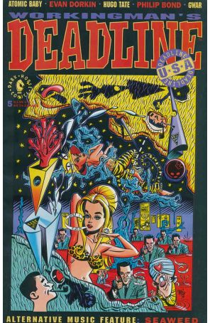 Deadline USA (2nd Series) 5 published by Dark Horse with cover art by Mitch O’Connell