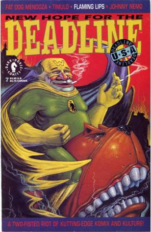 Deadline USA (2nd Series) 7 published by Dark Horse with cover art by Scott Musgrove
