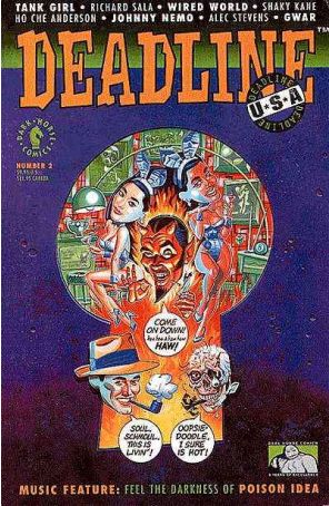 Deadline USA 2 published by Dark Horse with cover art by Mitch O’Connell