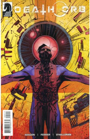 Death Orb 5 published by Dark Horse with cover art by Alejandro Aragon