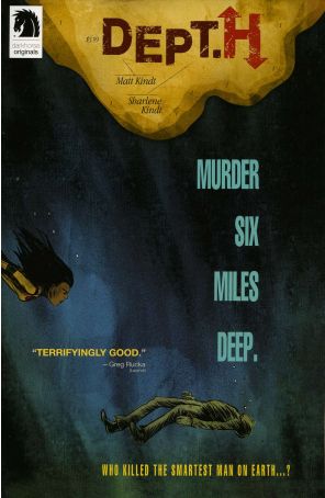 Dept. H 1 published by Dark Horse with cover art by Matt Kindt