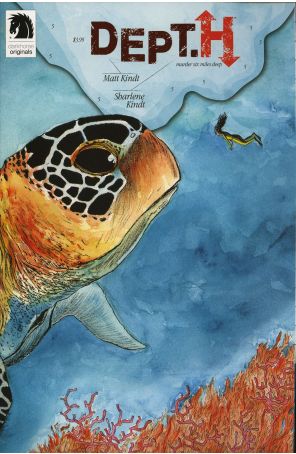 Dept. H 5 published by Dark Horse with cover art by Matt Kindt