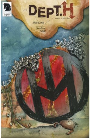 Dept. H 6 published by Dark Horse with cover art by Matt Kindt