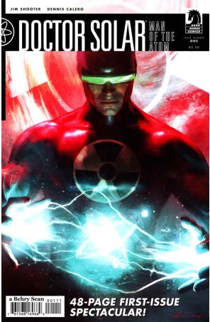 Doctor Solar, Man of the Atom (2nd Series) 1 published by Dark Horse with cover art by Michael Komarck