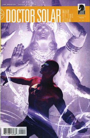 Doctor Solar, Man of the Atom (2nd Series) 4 published by Dark Horse with cover art by Michael Komarck