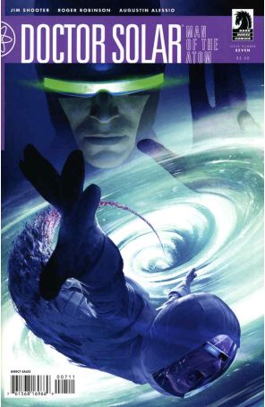 Doctor Solar, Man of the Atom (2nd Series) 7 published by Dark Horse with cover art by Michael Komarck