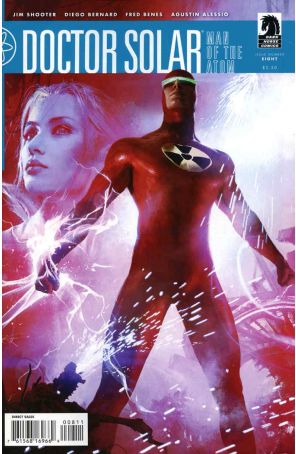 Doctor Solar, Man of the Atom (2nd Series) 8 published by Dark Horse with cover art by Michael Komarck