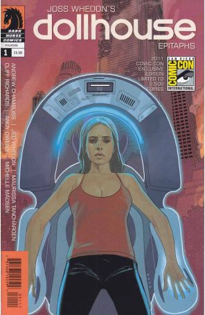 Dollhouse 1B published by Dark Horse with cover art by Phil Noto