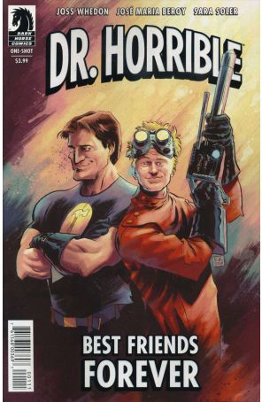 Dr. Horrible: Best Friends Forever one-shot 0A published by Dark Horse with cover art by Fábio Moon