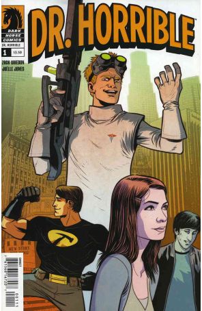 Dr. Horrible 1A published by Dark Horse with cover art by Kristian Donaldson