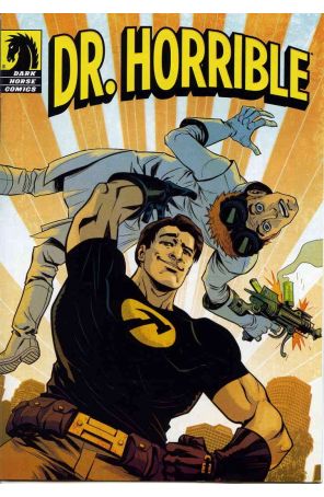 Dr. Horrible 1C published by Dark Horse with cover art by Kristian Donaldson