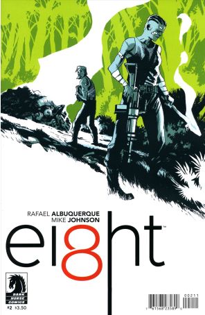 Ei8ht 2 published by Dark Horse with cover art by Rafael Albuquerque