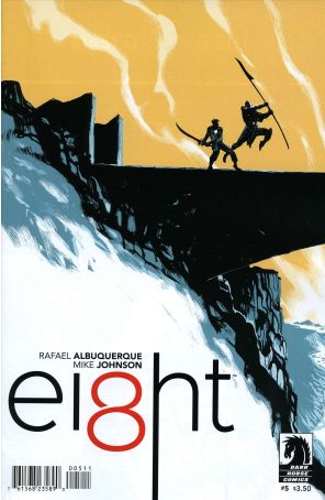 Ei8ht 5 published by Dark Horse with cover art by Rafael Albuquerque