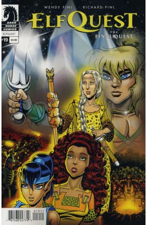 Elfquest: The Final Quest (2nd Series) 19 published by Dark Horse with cover art by Wendy Pini
