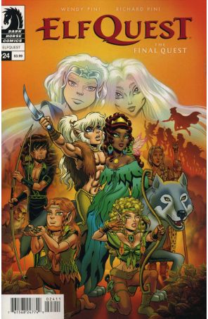 Elfquest: The Final Quest (2nd Series) 24 published by Dark Horse with cover art by Wendy Pini