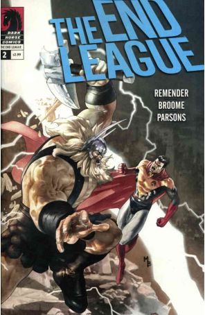 The End League 2 published by Dark Horse with cover art by Matt Broome
