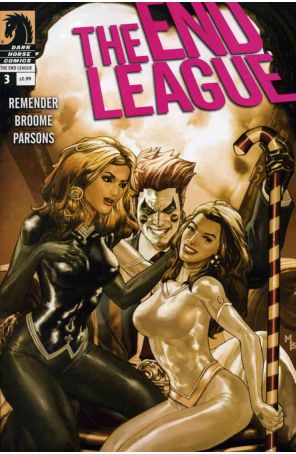 The End League 3 published by Dark Horse with cover art by Matt Broome
