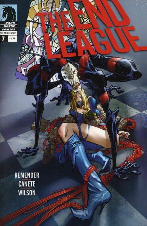The End League 7 published by Dark Horse with cover art by Eric Canete
