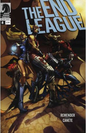 The End League 8 published by Dark Horse with cover art by Eric Canete