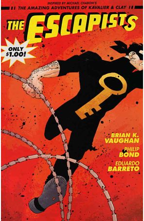 The Escapists 1 published by Dark Horse with cover art by Frank Miller and Brian Bolland (back cover)