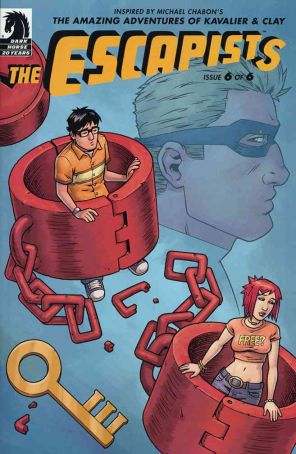 The Escapists 6 published by Dark Horse with cover art by Steve Rolston and Eduardo Barreto (back)