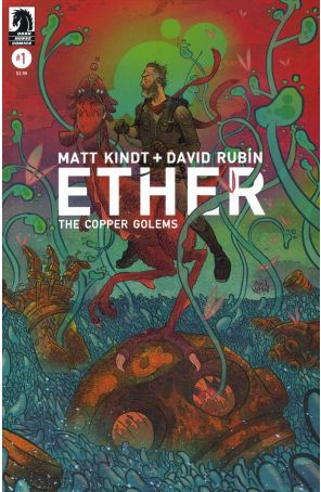 Ether: The Copper Golems 1 published by Dark Horse with cover art by David Rubin