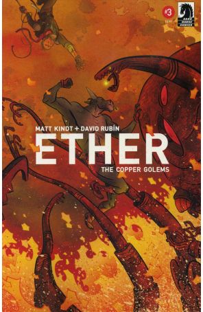 Ether: The Copper Golems 3 published by Dark Horse with cover art by David Rubin