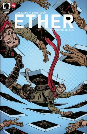 Ether: The Copper Golems 4A published by Dark Horse with cover art by Mike Allred