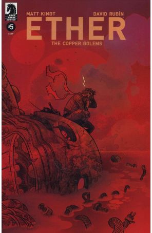 Ether: The Copper Golems 5 published by Dark Horse with cover art by David Rubin