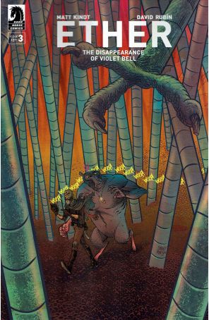 Ether: The Disappearance of Violet Bell 3A published by Dark Horse with cover art by David Rubin
